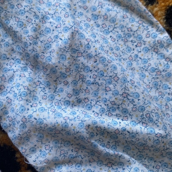 Vintage Nanas Pet floral print embroidered long sleeve tie long sleeve dress - Picture 4 of 11